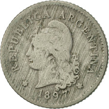 Argentina, 10 Centavos, 1897, BB, Rame-nichel, KM:35