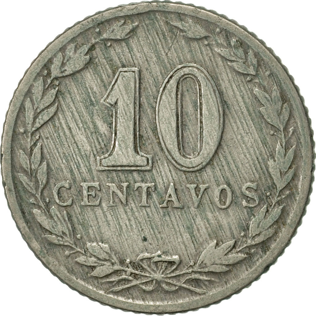 Argentina, 10 Centavos, 1897, BB, Rame-nichel, KM:35