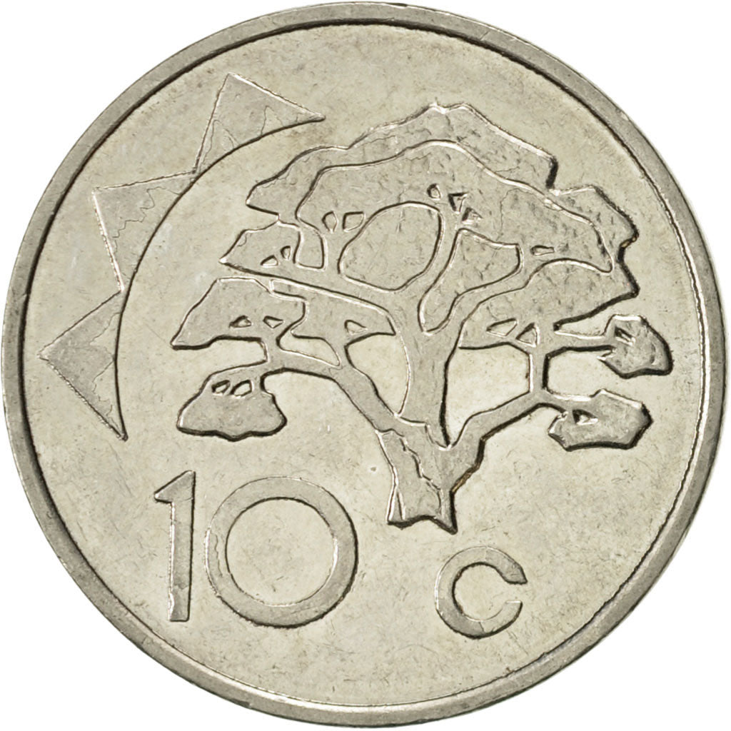 Monnaie, Namibia, 10 Cents, 1993, Vantaa, SUP, Nickel plated steel, KM:2