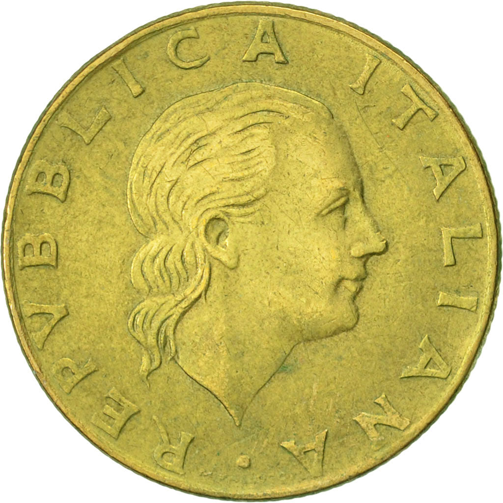 Coin, Italy, 200 Lire, 1981, Rome, EF(40-45), Aluminum-Bronze, KM:105