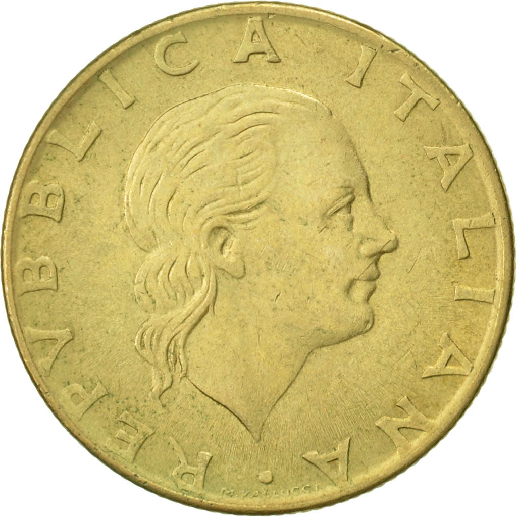 Coin, Italy, 200 Lire, 1991, Rome, EF(40-45), Aluminum-Bronze, KM:105