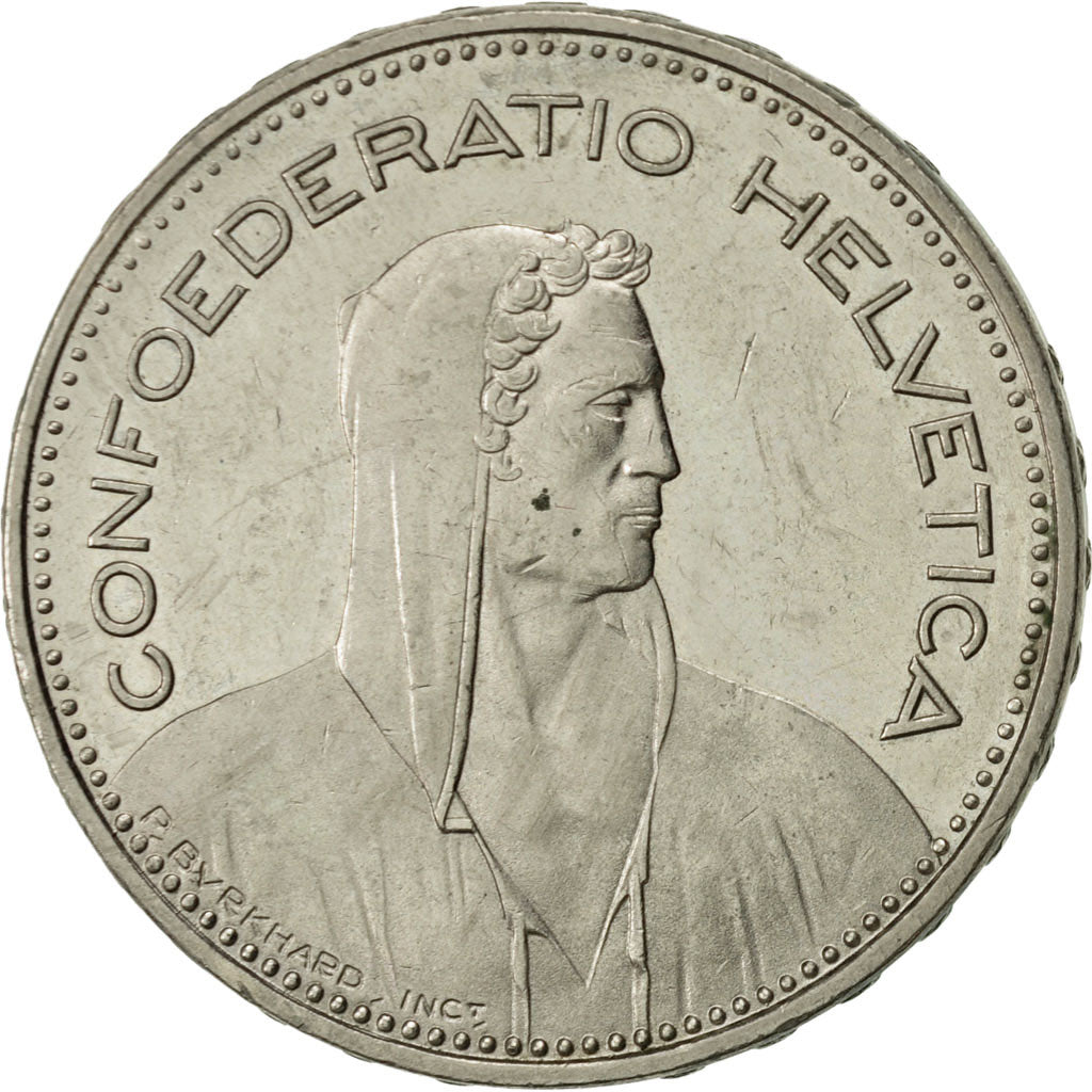 Switzerland, 5 Francs, 1994, Bern, AU(50-53), Copper-nickel, KM:40a.4
