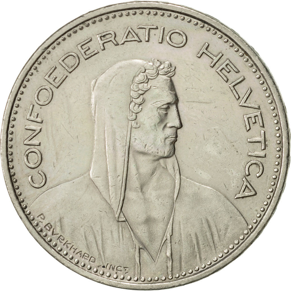 Switzerland, 5 Francs, 1983, Bern, AU(50-53), Copper-nickel, KM:40a.2