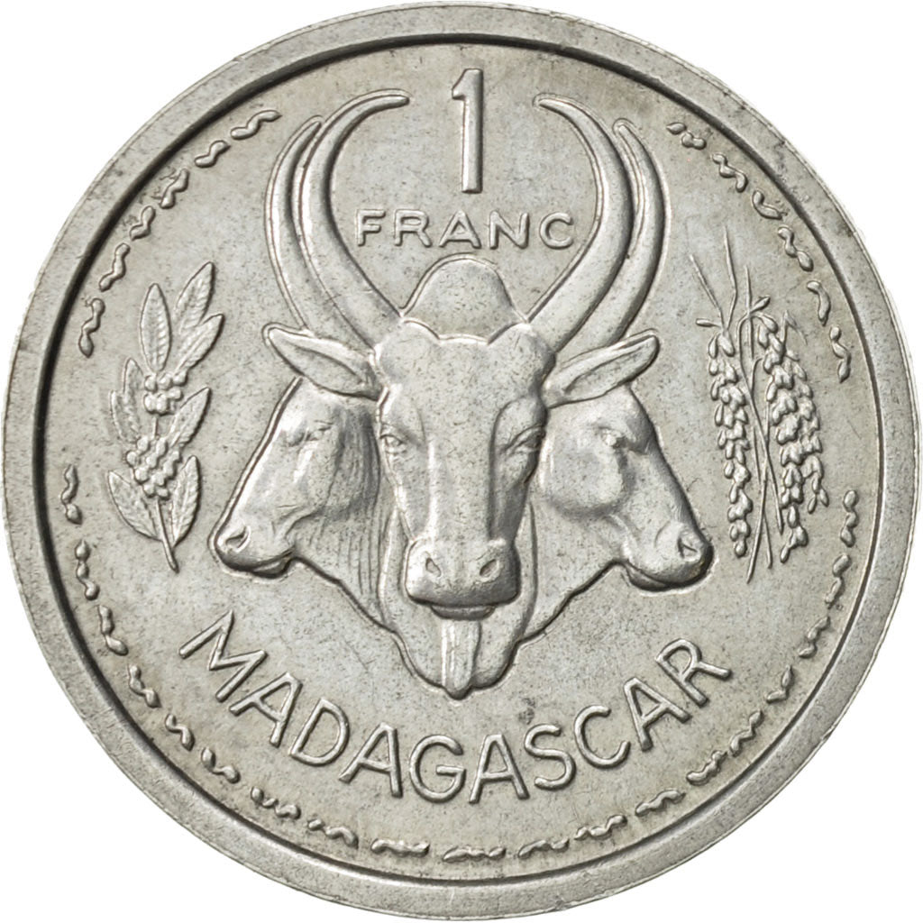 Madagascar, Franc, 1948, Paris, SPL-, Alluminio, KM:3