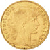 FRANCE, Marianne, 10 Francs, 1908, Paris, KM #846, AU(55-58), Gold, Gadoury...