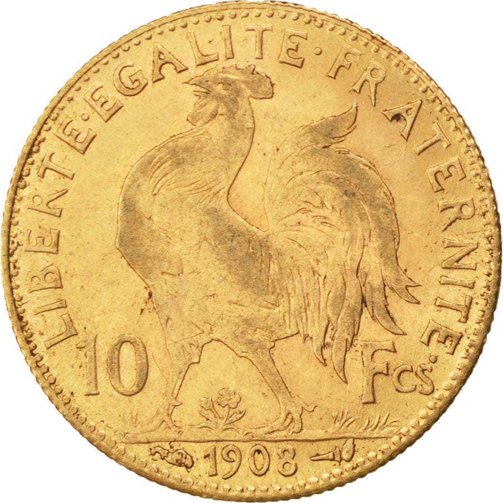 IIIème République, 10 Francs or Marianne 1908, KM 846