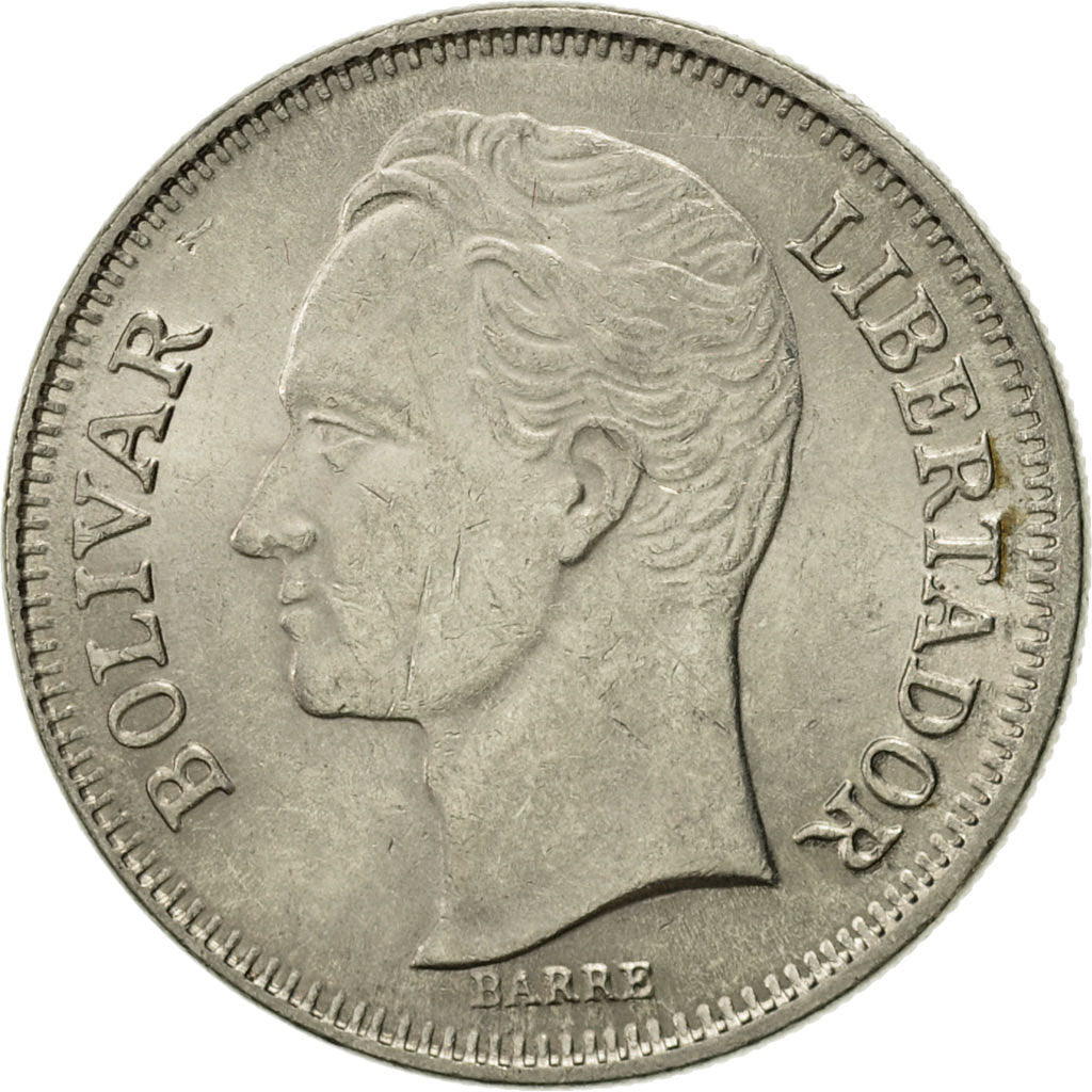 Münze, Venezuela, Bolivar, 1989, VZ, Nickel Clad Steel, KM:52a.2