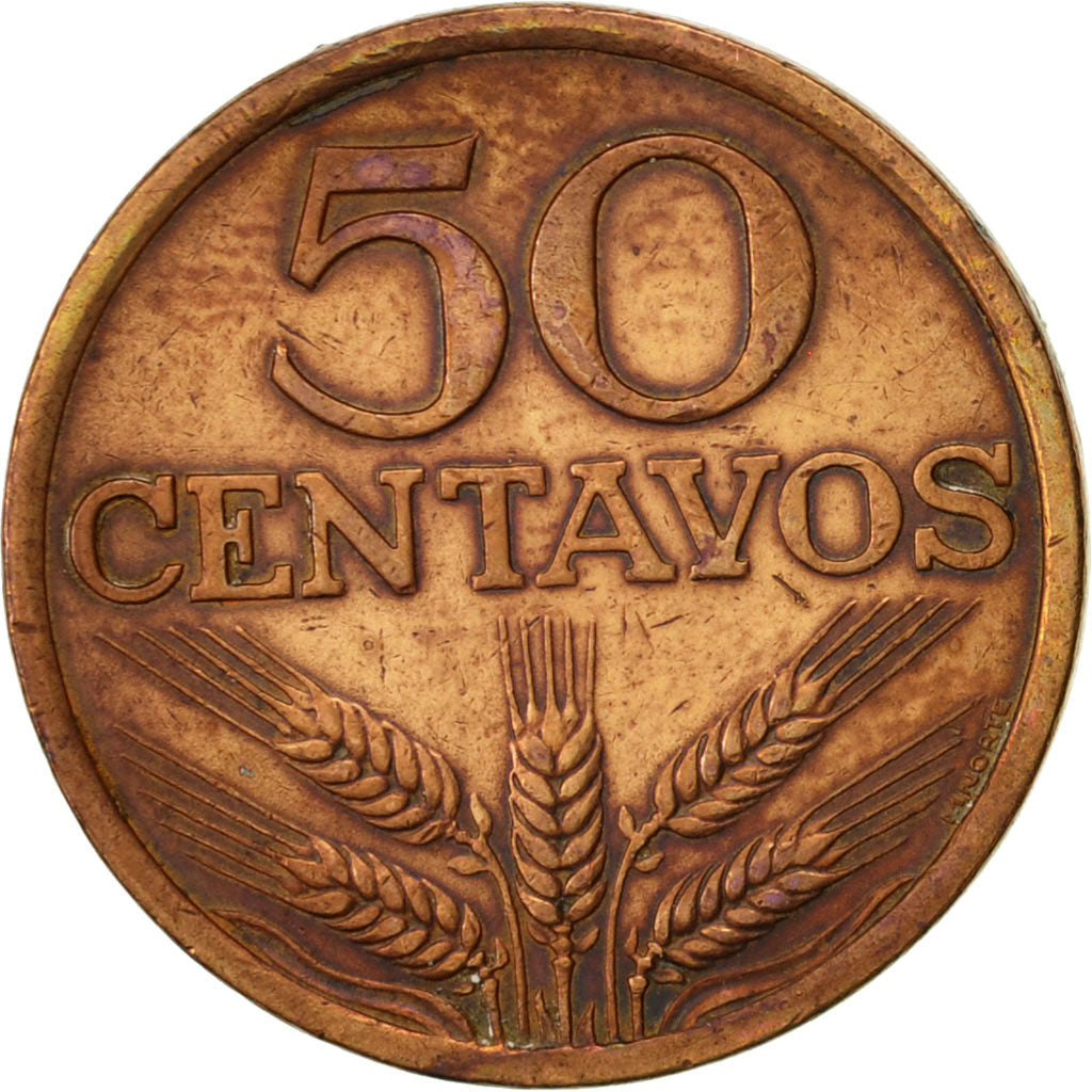 Monnaie, Portugal, 50 Centavos, 1973, TTB, Bronze, KM:596