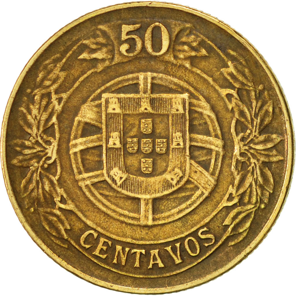 Portugal, 50 Centavos, 1926, EF(40-45), Aluminum-Bronze, KM:575