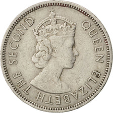 MAURITIUS, 1/2 Rupee, 1971, KM #37.1, EF(40-45), Copper-Nickel, 23.65, 5.88