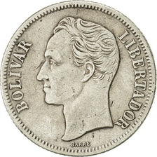 Venezuela, Gram 5, Bolivar, 1945, Philadelphia, EF(40-45), Silver, KM:22a