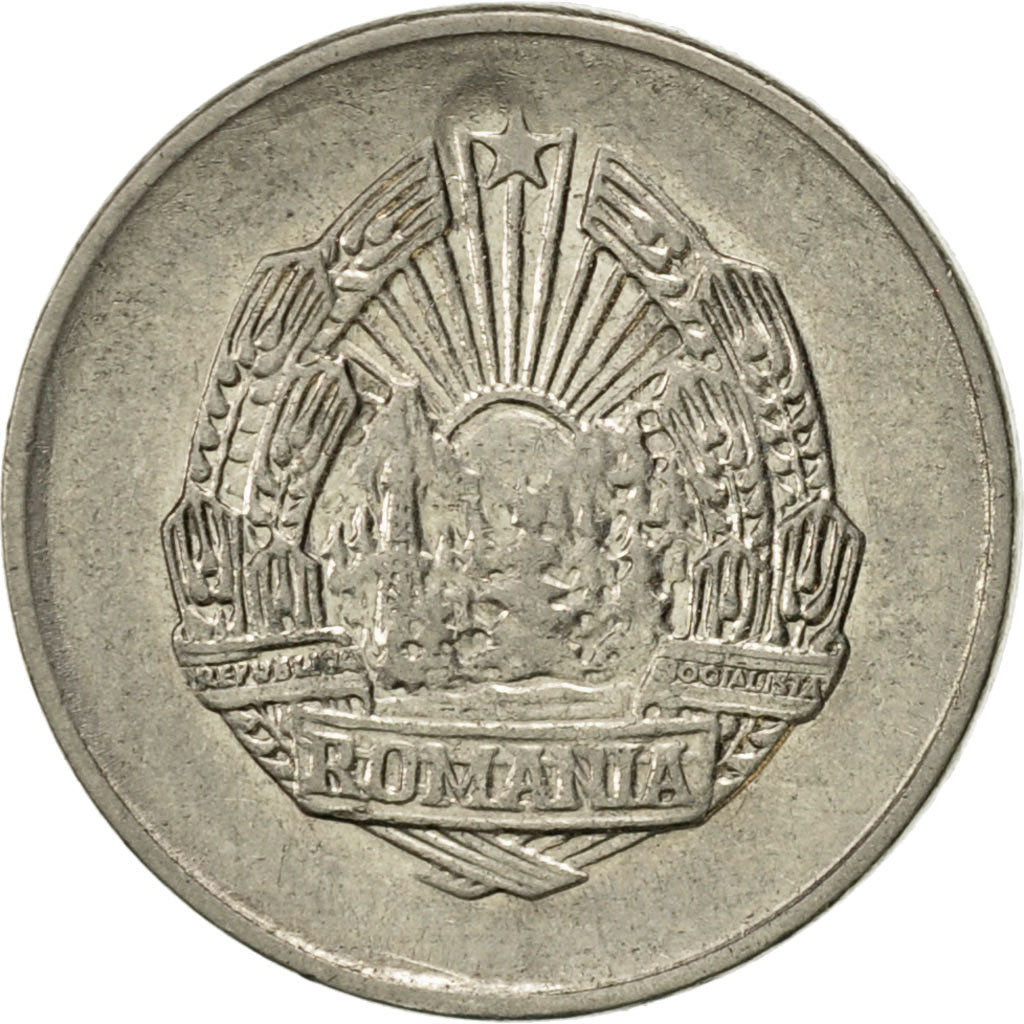 Münze, Rumänien, 5 Bani, 1966, SS, Nickel Clad Steel, KM:92