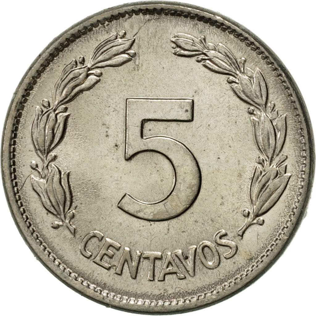 Coin, Ecuador, 5 Centavos, Cinco, 1946, AU(55-58), Copper-nickel, KM:75b