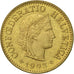 Coin, Switzerland, 5 Rappen, 1993, Bern, AU(55-58), Aluminum-Bronze, KM:26c