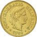 Coin, Switzerland, 5 Rappen, 1990, Bern, AU(55-58), Aluminum-Bronze, KM:26c