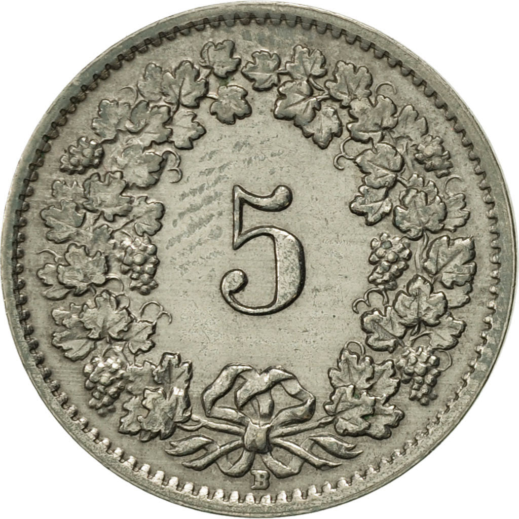 Monnaie, Suisse, 5 Rappen, 1954, Bern, TTB+, Copper-nickel, KM:26