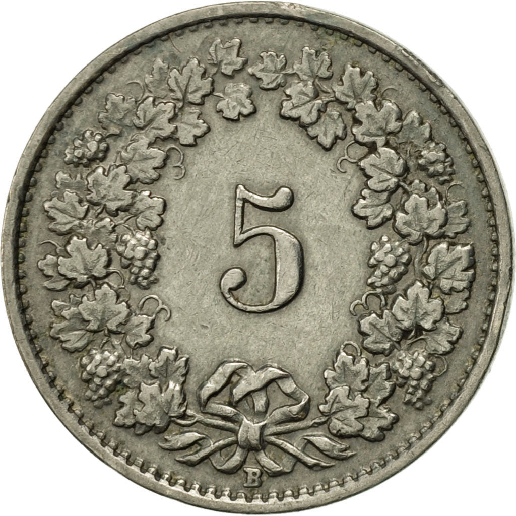 Monnaie, Suisse, 5 Rappen, 1927, Bern, SUP, Copper-nickel, KM:26