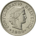 Coin, Switzerland, 5 Rappen, 1969, Bern, AU(55-58), Copper-nickel, KM:26