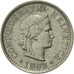 Moneta, Svizzera, 5 Rappen, 1963, Bern, SPL-, Rame-nichel, KM:26