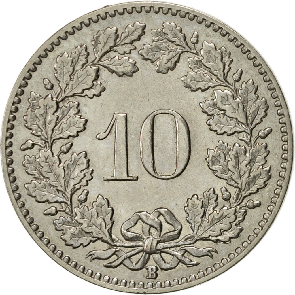 Moneta, Svizzera, 10 Rappen, 1932, Bern, SPL-, Nichel, KM:27b