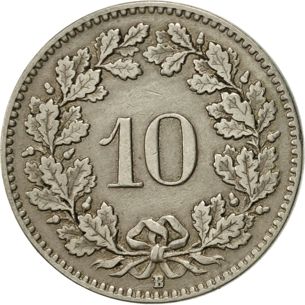 Coin, Switzerland, 10 Rappen, 1926, Bern, EF(40-45), Copper-nickel, KM:27