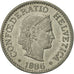 Switzerland, 10 Rappen, 1986, Bern, EF(40-45), Copper-nickel, KM:27