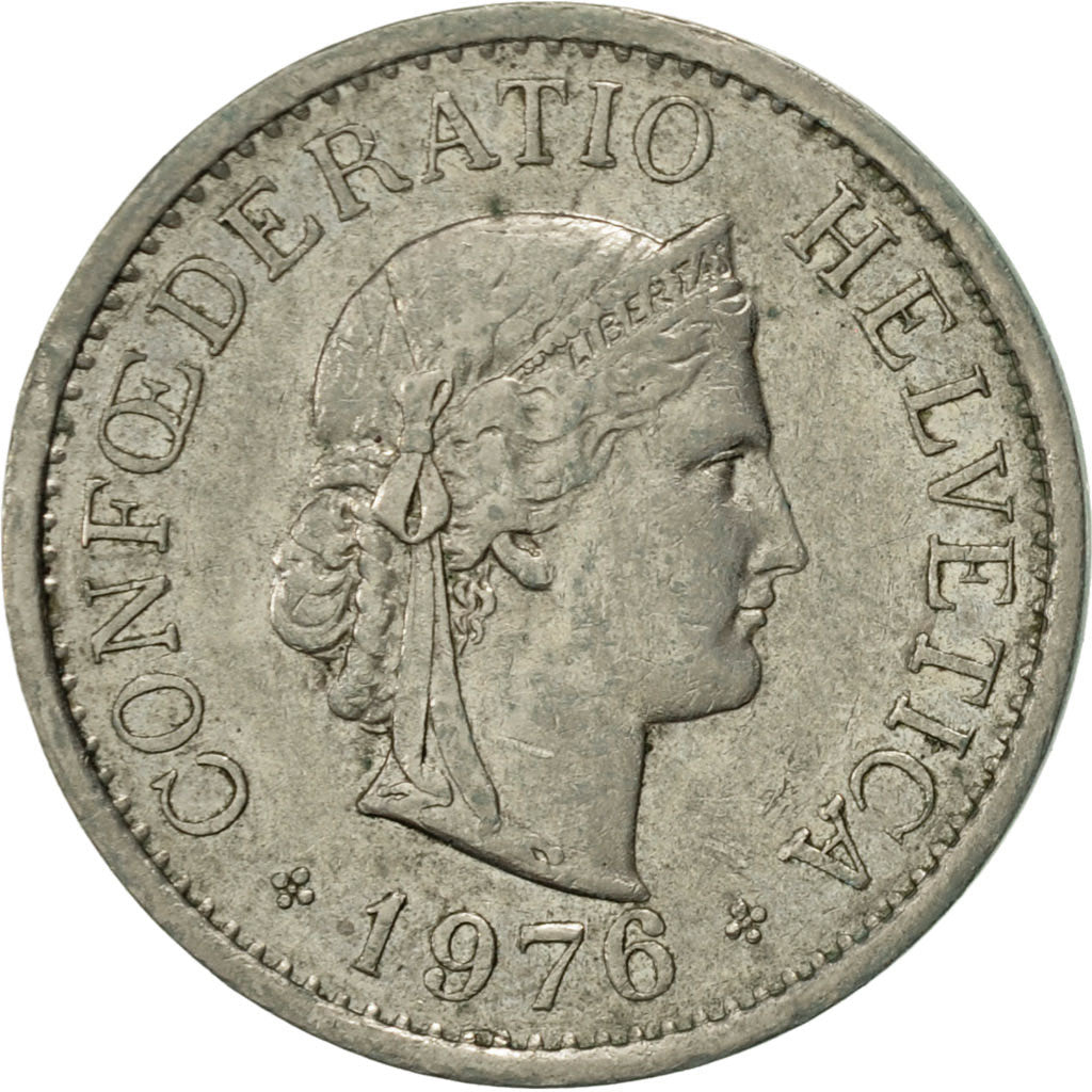 Monnaie, Suisse, 10 Rappen, 1976, Bern, TTB, Copper-nickel, KM:27