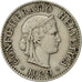Coin, Switzerland, 10 Rappen, 1929, Bern, EF(40-45), Copper-nickel, KM:27