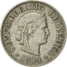 Moneta, Svizzera, 10 Rappen, 1924, Bern, BB, Rame-nichel, KM:27