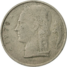 Coin, Belgium, 5 Francs, 5 Frank, 1970, EF(40-45), Copper-nickel, KM:135.1