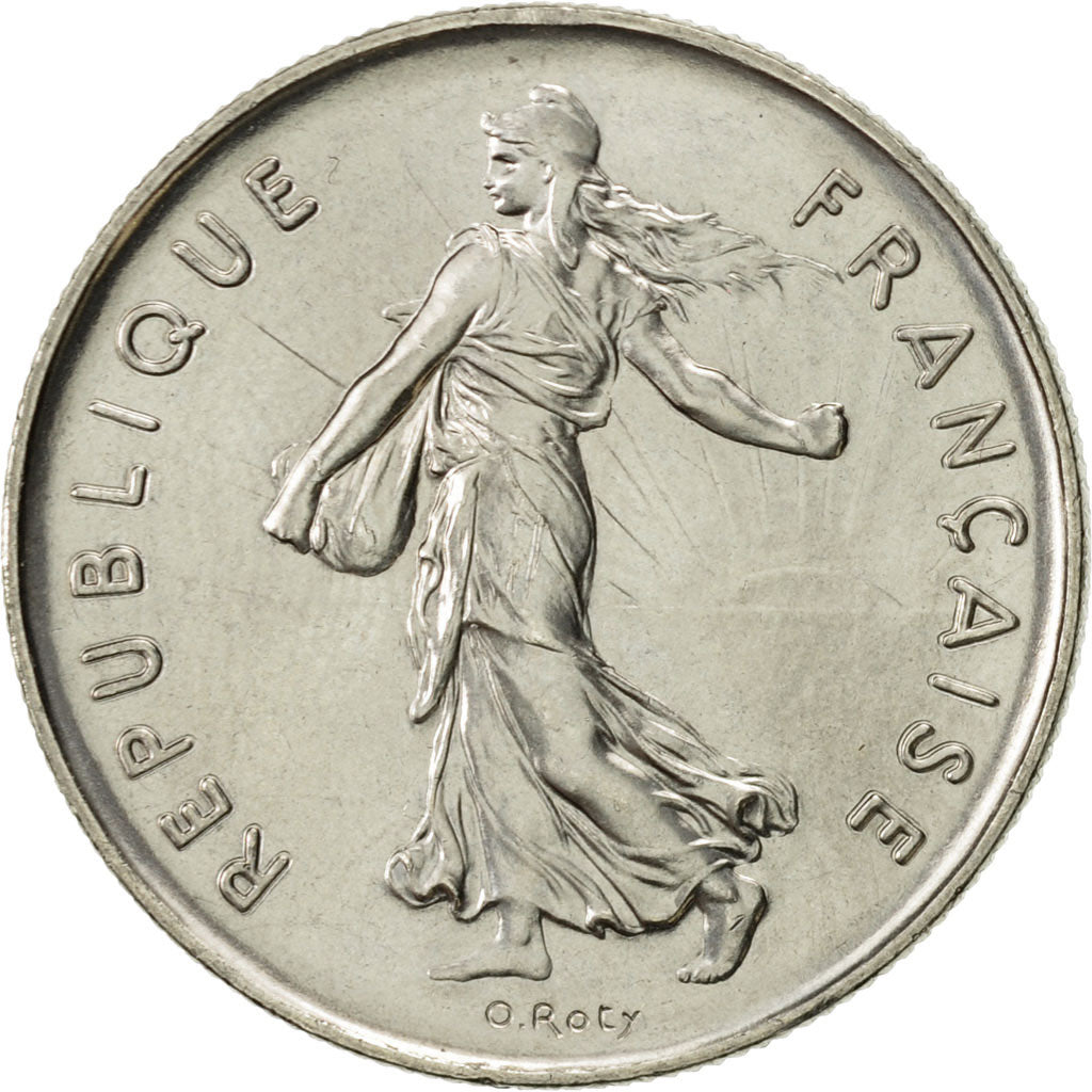 Coin, France, Semeuse, 5 Francs, 1985, Paris, AU(55-58), Nickel Clad