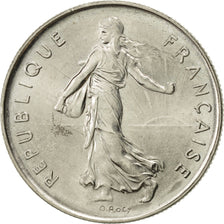 Francia, Semeuse, 5 Francs, 1989, Paris, EBC, Níquel recubierto de cobre -