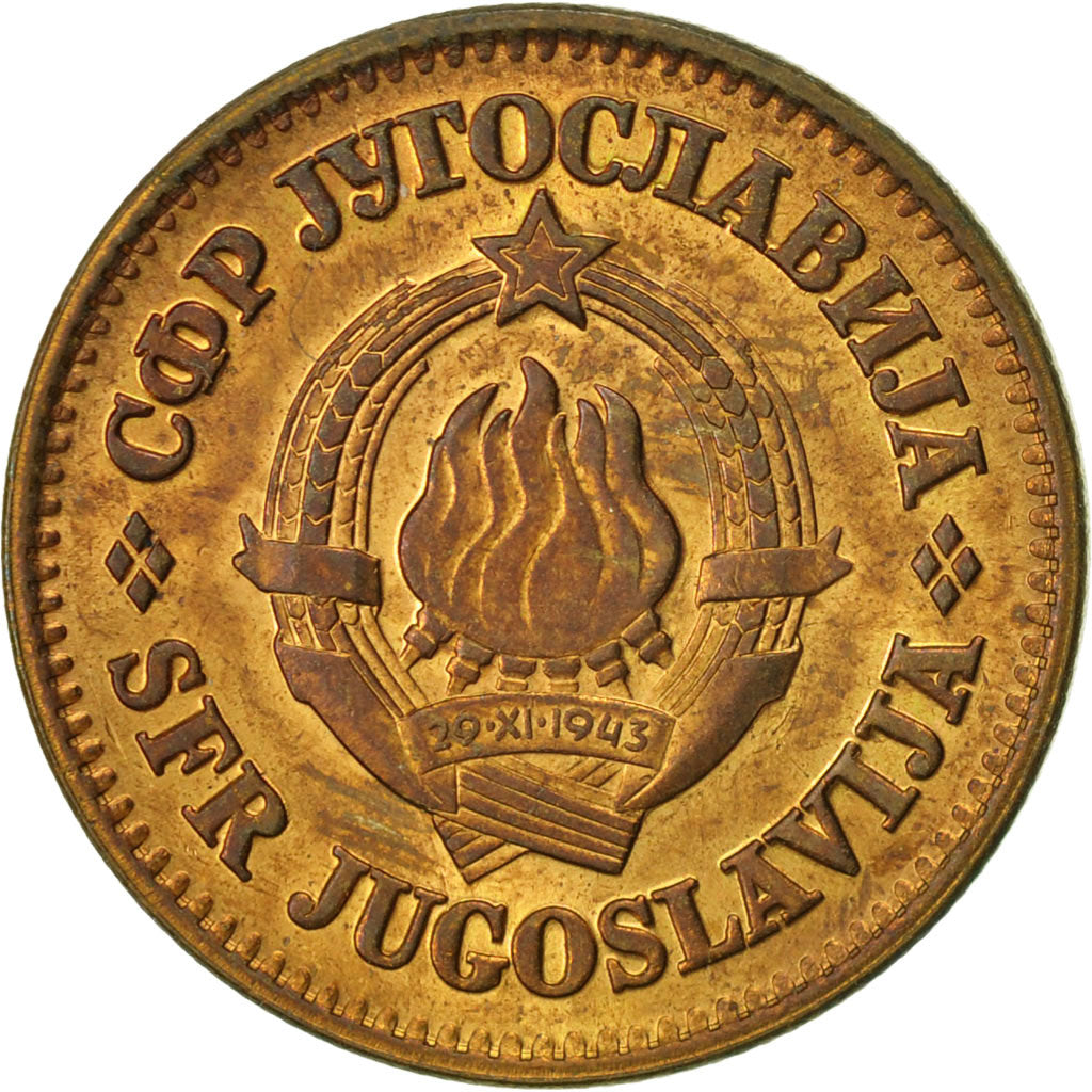 Coin, Yugoslavia, 50 Para, 1977, EF(40-45), Brass, KM:46.1