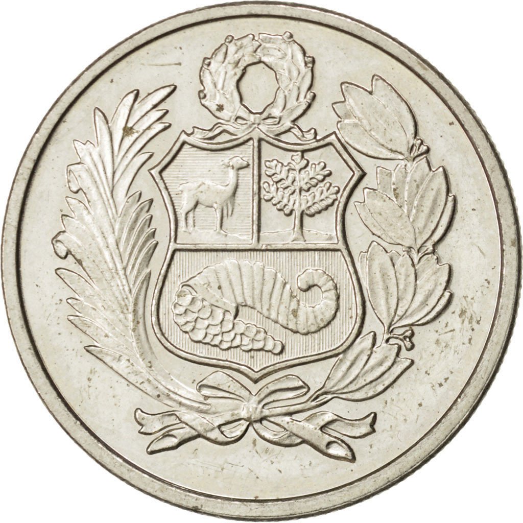 PERU, 100 Soles, 1982, KM #283, AU(55-58), Copper-Nickel, 29.83, 11.71