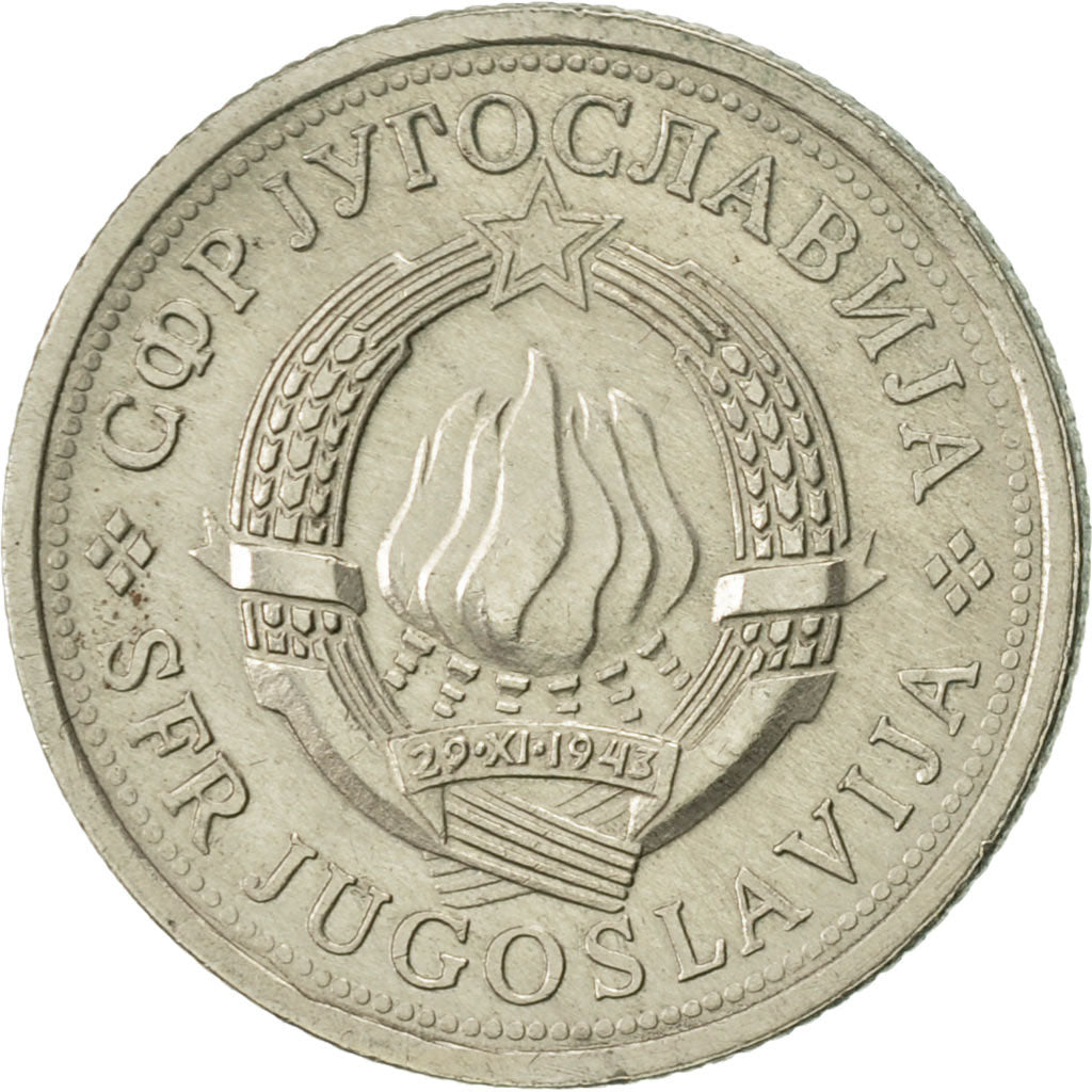 Monnaie, Yougoslavie, Dinar, 1979, TTB, Copper-Nickel-Zinc, KM:59