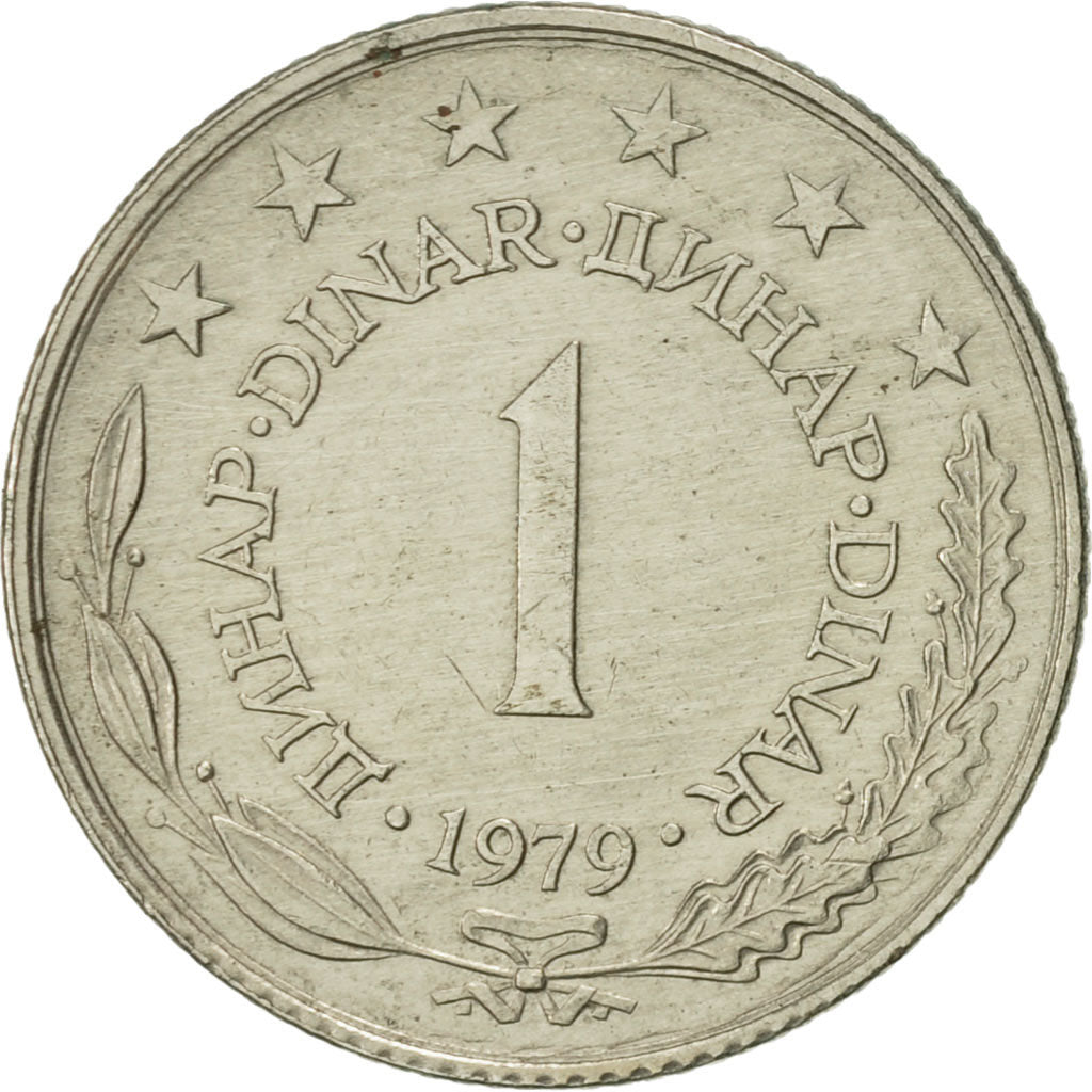 Monnaie, Yougoslavie, Dinar, 1979, TTB, Copper-Nickel-Zinc, KM:59