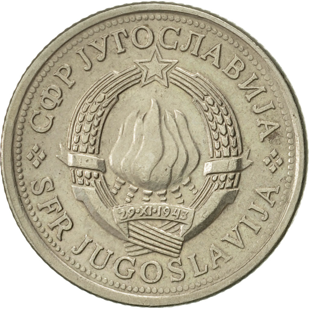 Monnaie, Yougoslavie, Dinar, 1981, SUP, Copper-Nickel-Zinc, KM:59