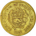 Moneta, Perù, 10 Centimos, 2002, Lima, BB, Ottone, KM:305.4