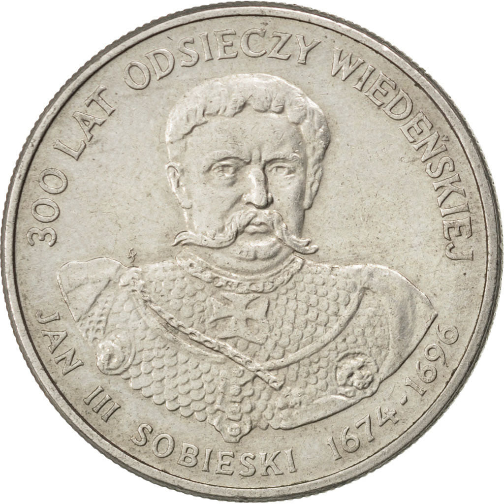 POLAND, 50 Zlotych, 1983, Warsaw, KM #145, AU(50-53), Copper-Nickel, 30.5, 11.47