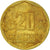 Coin, Peru, 20 Centimos, 2010, Lima, VF(30-35), Brass, KM:306.4