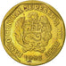 Coin, Peru, 20 Centimos, 1993, Lima, EF(40-45), Brass, KM:306.1