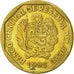 Monnaie, Pérou, 20 Centimos, 1993, Lima, TTB, Laiton, KM:306.1