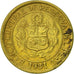 Coin, Peru, Sol, 1981, Lima, EF(40-45), Brass, KM:266.2