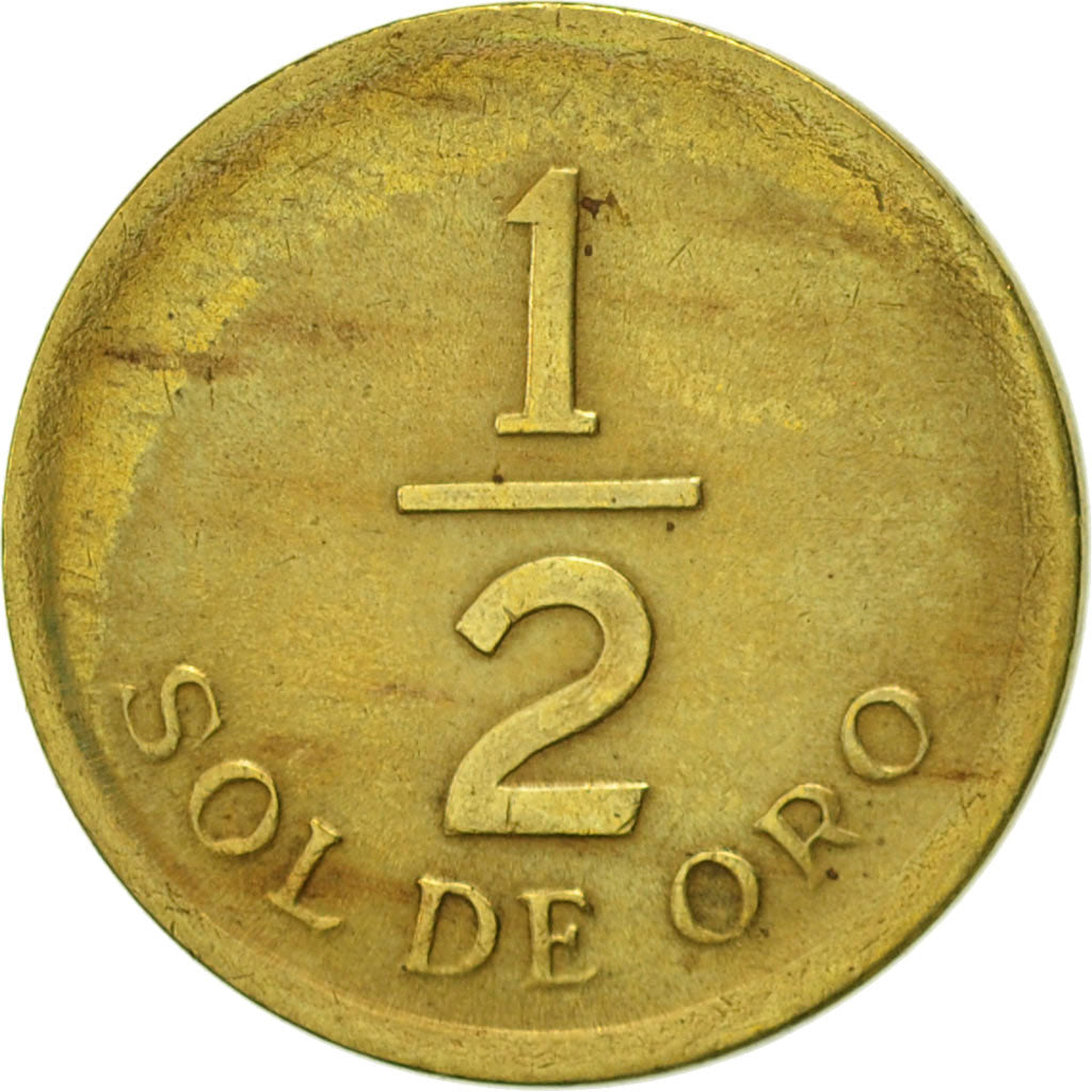 Perù, 1/2 Sol, 1976, Lima, BB, Ottone, KM:265