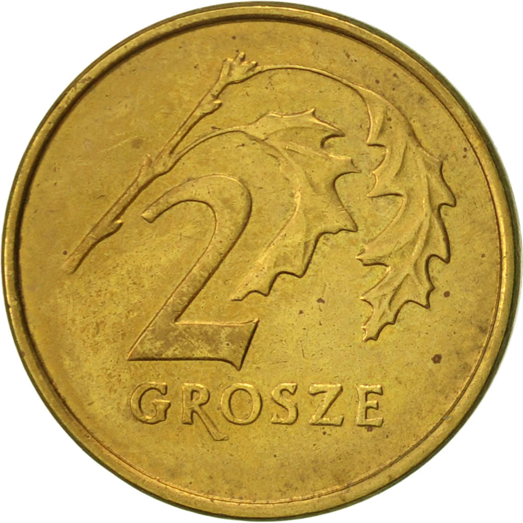 Munten, Polen, 2 Grosze, 1999, Warsaw, ZF, Tin, KM:277