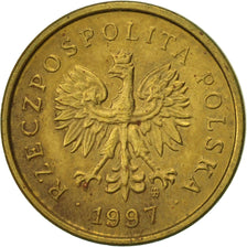 Coin, Poland, 2 Grosze, 1997, Warsaw, EF(40-45), Brass, KM:277