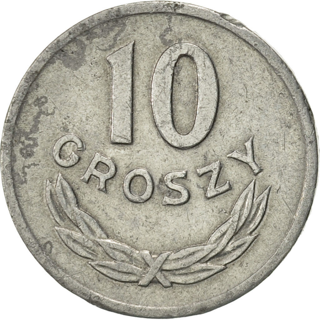 Monnaie, Pologne, 10 Groszy, 1961, Warsaw, SUP, Aluminium, KM:AA47