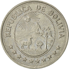 Monnaie, Bolivie, 50 Centavos, 1978, TTB+, Nickel Clad Steel, KM:190