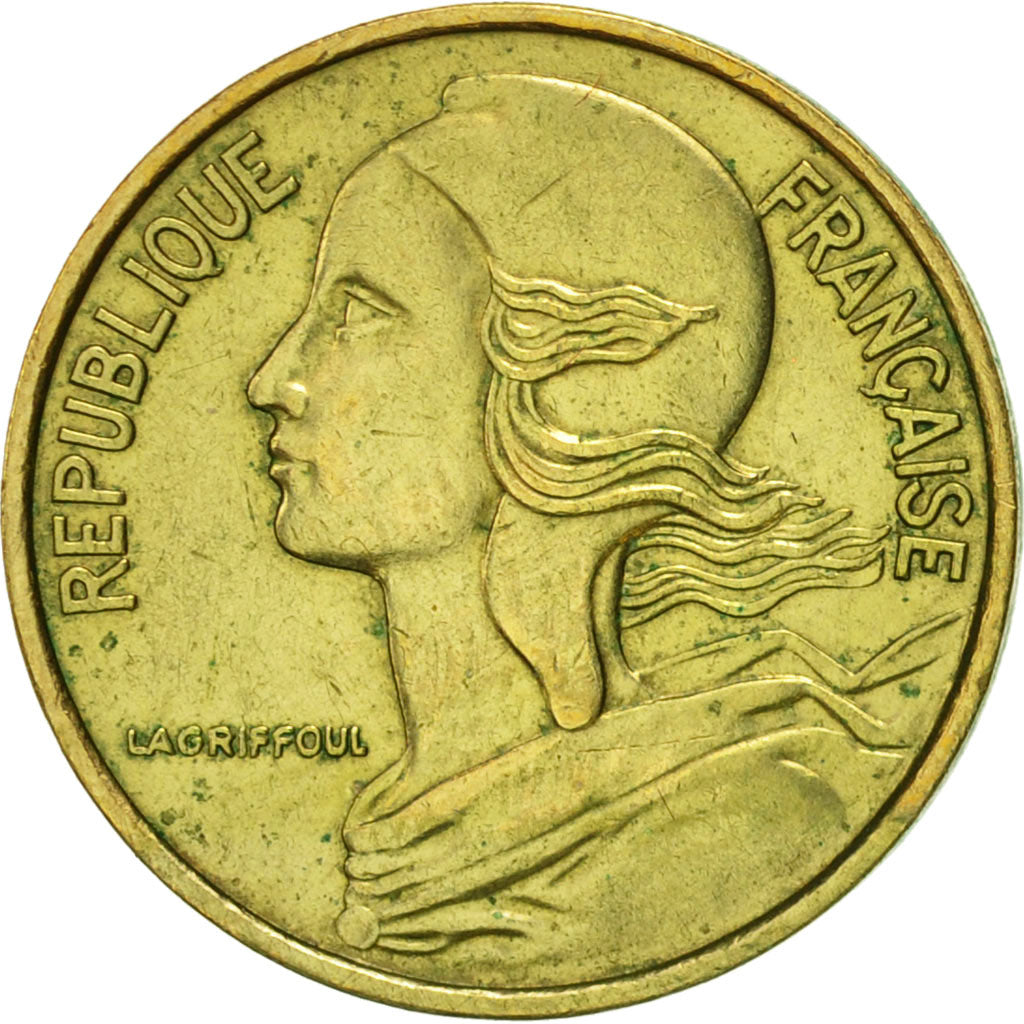 Moneda, Francia, Marianne, 10 Centimes, 1975, Paris, EBC, Aluminio - bronce