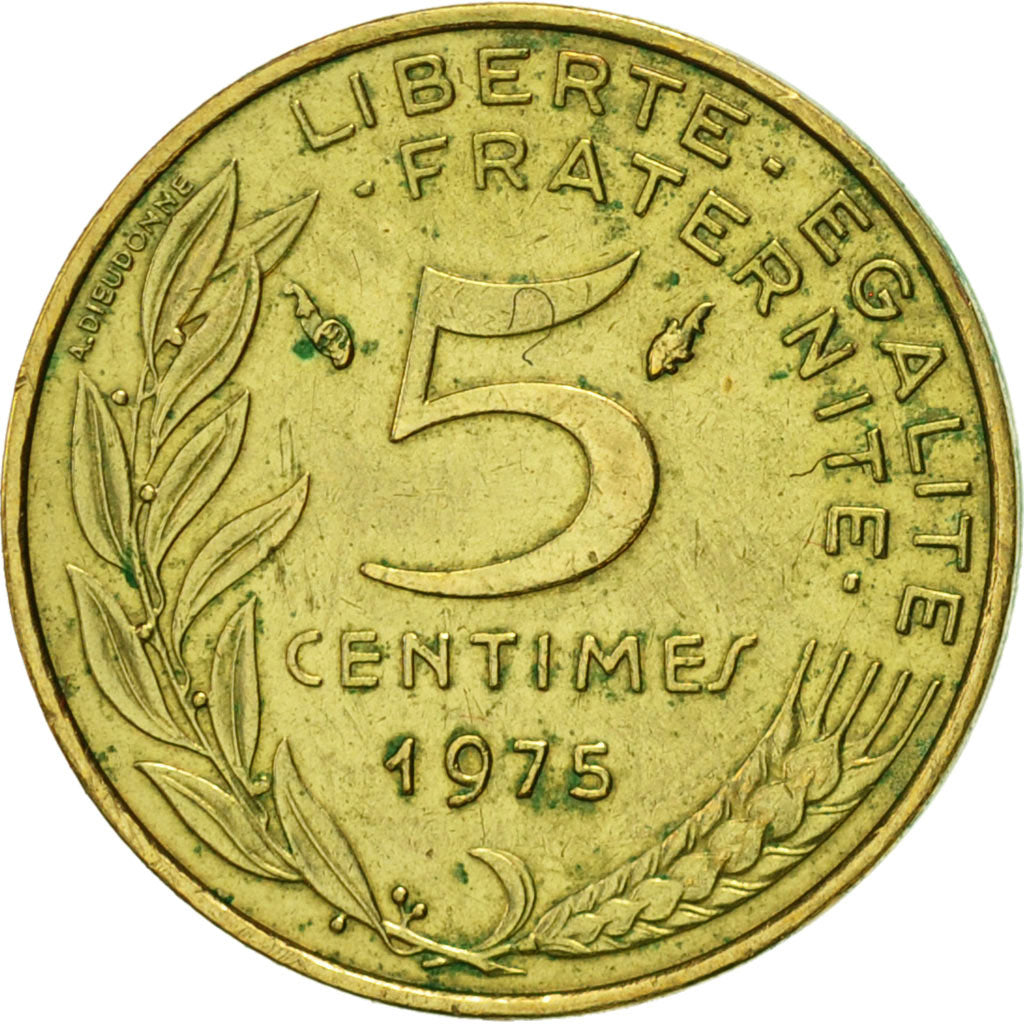 Moneda, Francia, Marianne, 10 Centimes, 1975, Paris, EBC, Aluminio - bronce